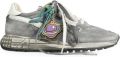 Autry Reelwind Super Vintage sneakers van wit en zwart suède en nylon Grijs - Grijs