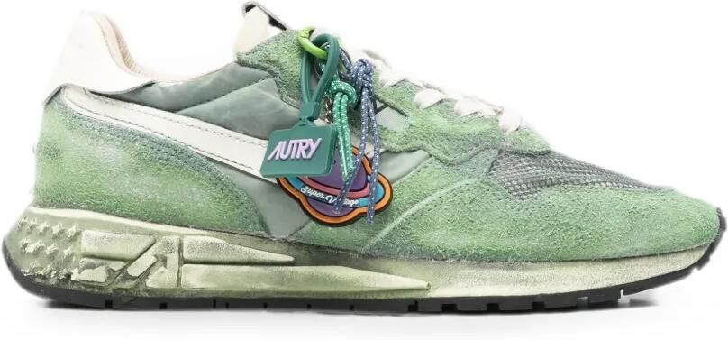 Autry Reelwind Super Vintage sneakers verfraaid met bedels Groen