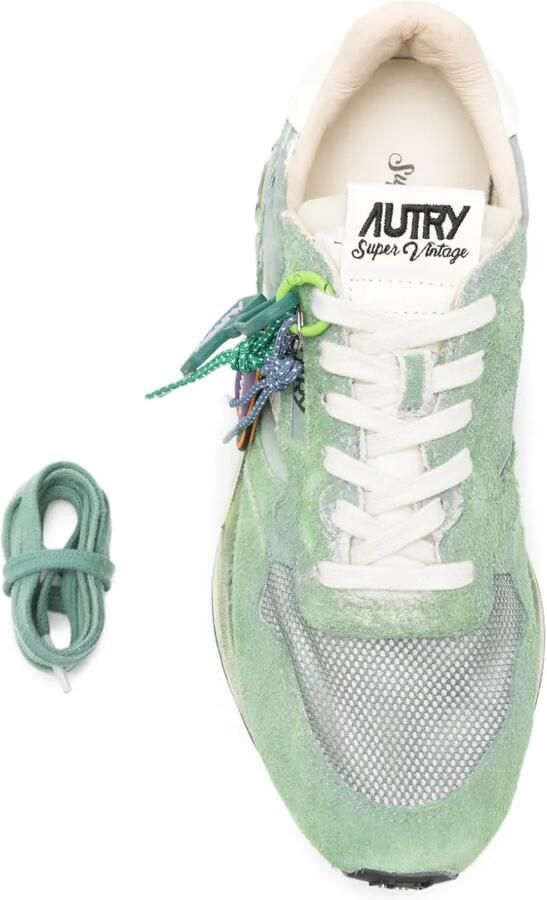 Autry Reelwind Super Vintage sneakers verfraaid met bedels Groen - Foto 2