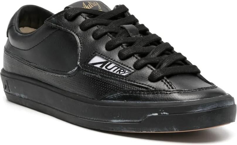 Autry Sneakers met geperforeerd detail en logopatch Zwart - Foto 3