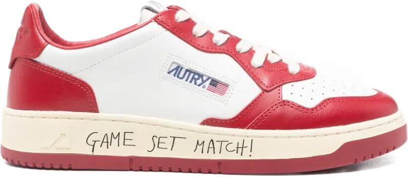 Autry Sneakers met geperforeerd detail Wit