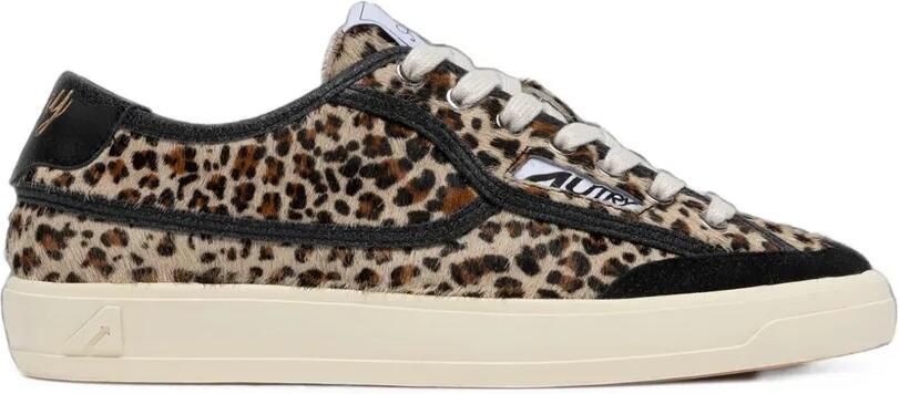 Autry Sneakers met luipaardprint Bruin