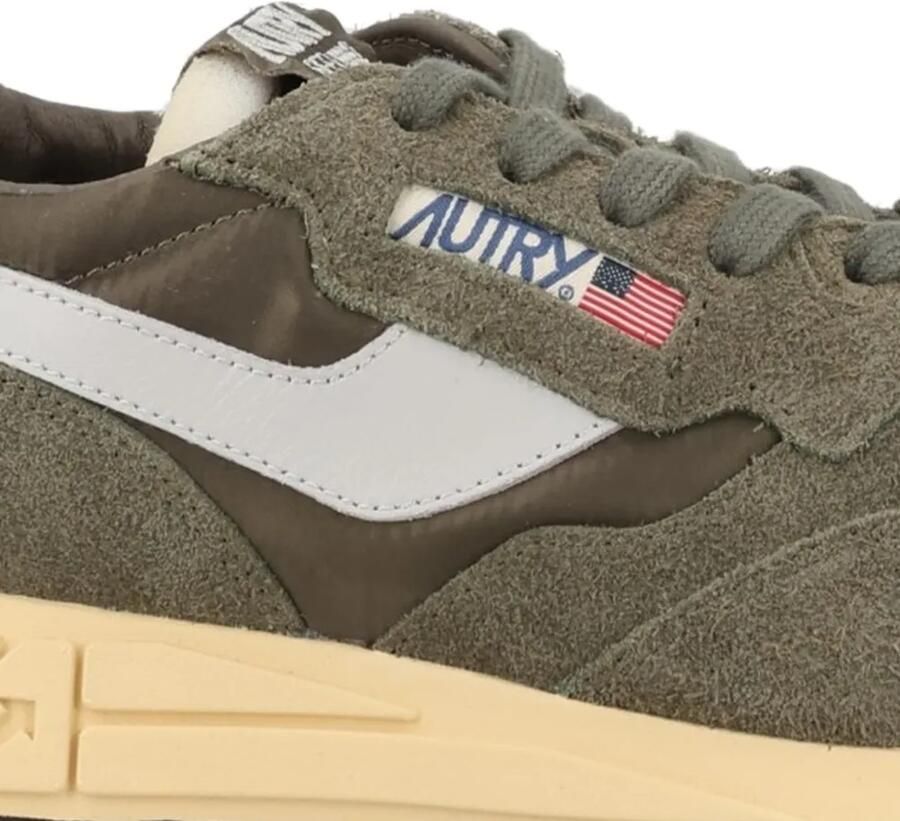 Autry Suède sneakers met vlakken Groen - Foto 2