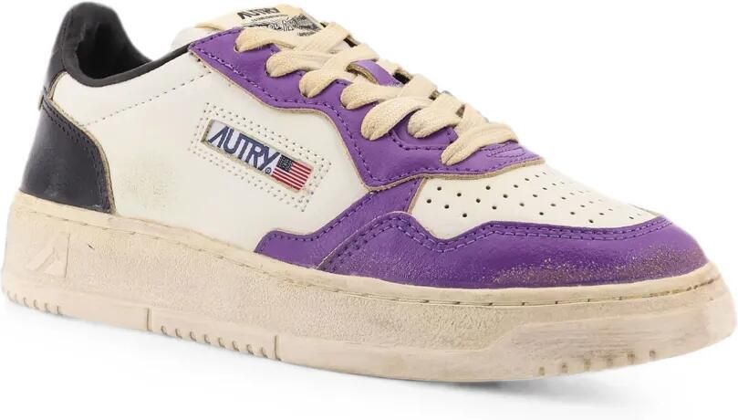Autry Super Vintage leren low-top sneakers Wit - Foto 2