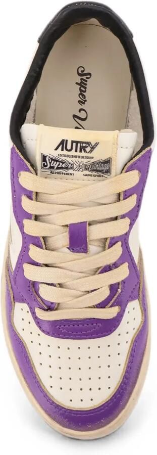 Autry Super Vintage leren low-top sneakers Wit - Foto 4