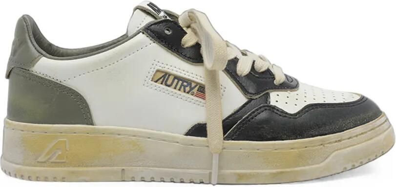 Autry Super Vintage leren low-top sneakers Wit
