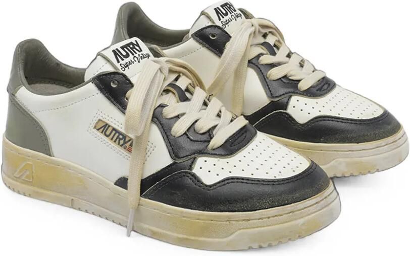 Autry Super Vintage leren low-top sneakers Wit - Foto 3