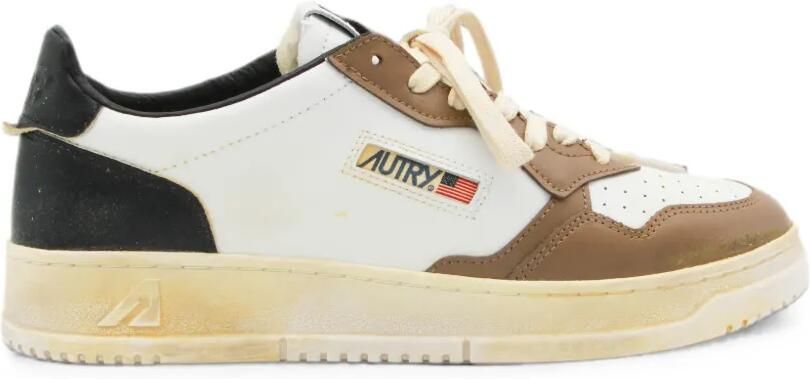 Autry Super Vintage leren sneakers Wit