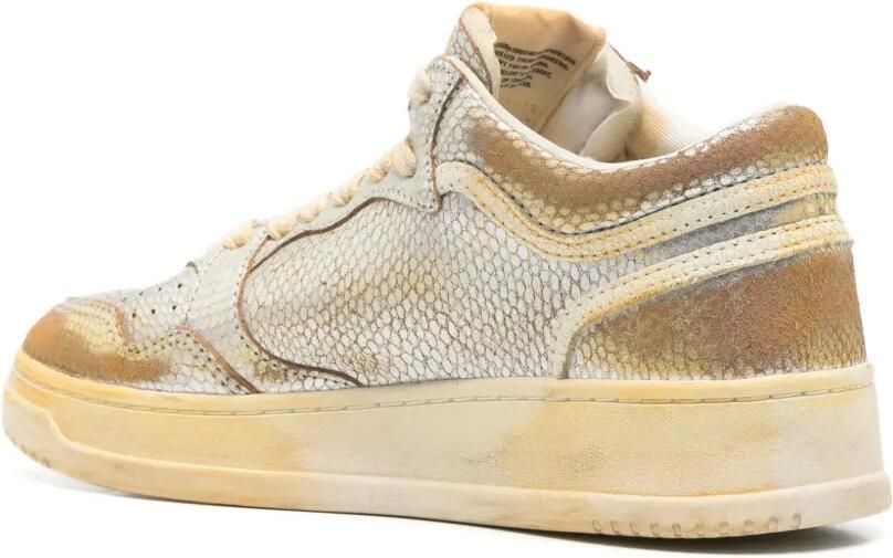 Autry Super Vintage sneakers met slangenleer-effect Grijs - Foto 3