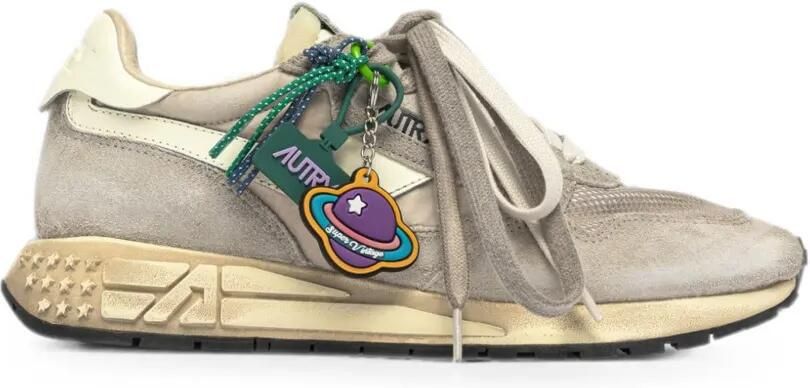 Autry Super Vintage sneakers met suède vlakken Grijs
