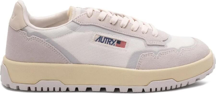 Autry Wildpace Low sneakers met vlakken Wit