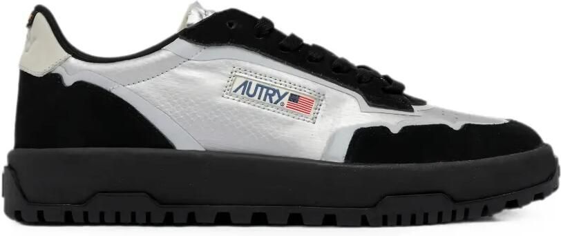 Autry Wildpace Low sneakers met vlakken Zwart
