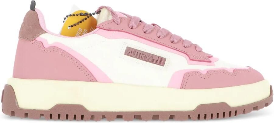Autry Wildpace low-top sneakers met plateauzool Roze