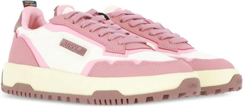 Autry Wildpace low-top sneakers met plateauzool Roze - Foto 2