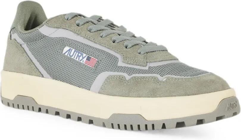 Autry Wildplace sneakers met suède vlak Groen - Foto 2