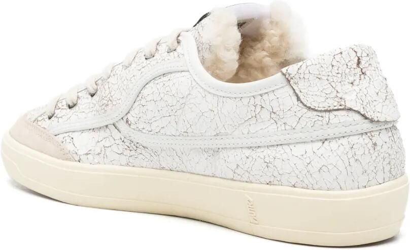 Autry Windscape crackle-effect shearling-lined sneakers Wit - Foto 2