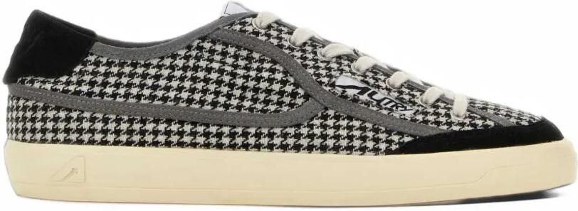 Autry Windscape houndstooth sneakers Zwart