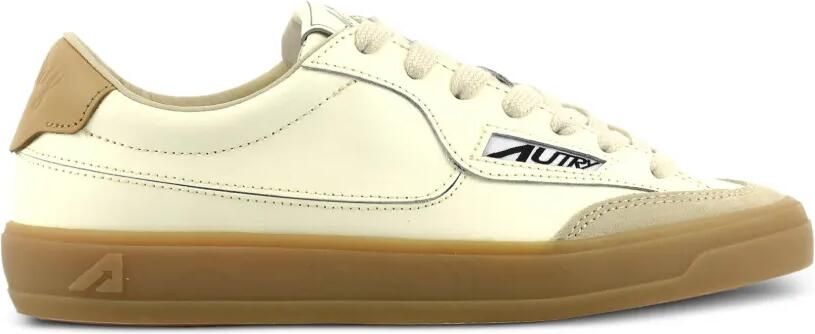 Autry Windscape leather logo-patch low-top sneakers Wit