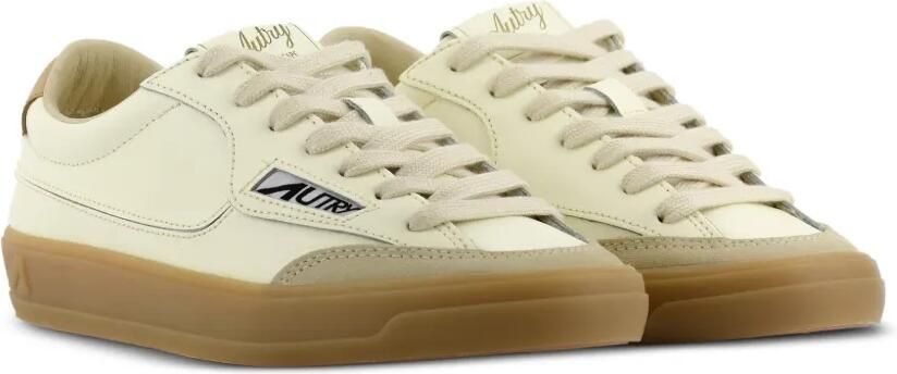 Autry Windscape leather logo-patch low-top sneakers Wit - Foto 4