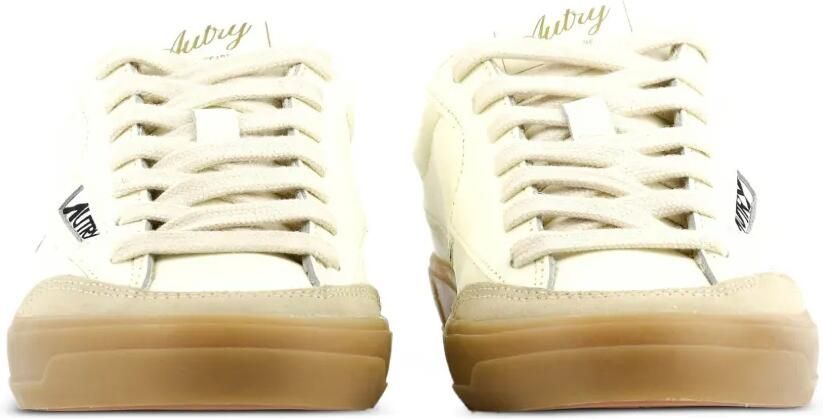 Autry Windscape leather logo-patch low-top sneakers Wit - Foto 3