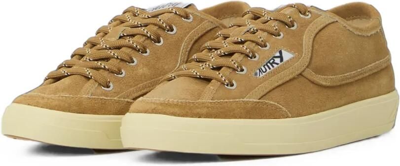 Autry Windscape sneakers met logo-patch Bruin