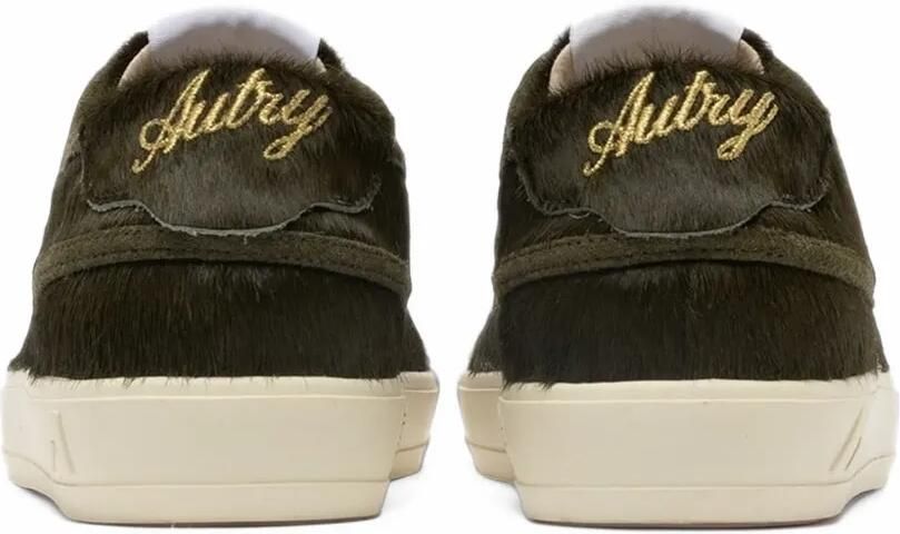 Autry Windscape low sneakers in military pony skin-effect material Groen - Foto 3