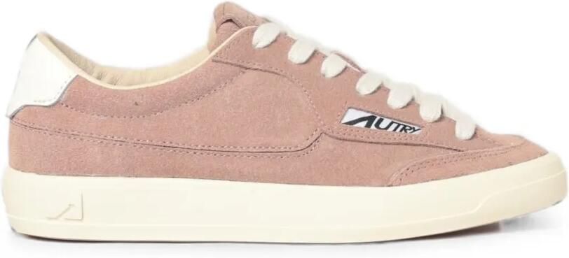 Autry Windscape low-top sneakers van suède Roze
