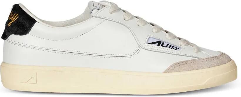 Autry Windscape sneakers met hielstuk van ponyhaar Wit