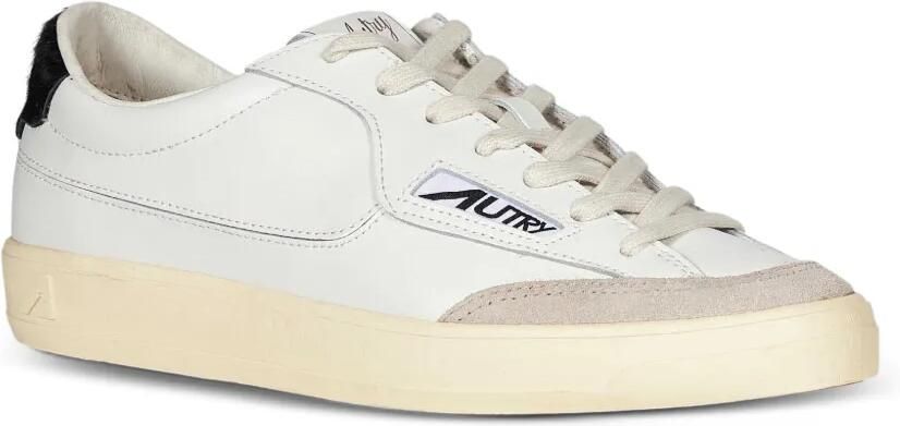 Autry Windscape sneakers met hielstuk van ponyhaar Wit - Foto 2
