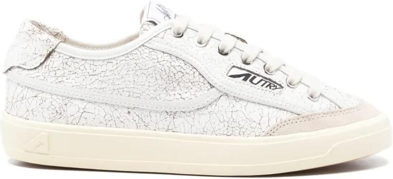 Autry Windscape sneakers met gebarsten effect Wit