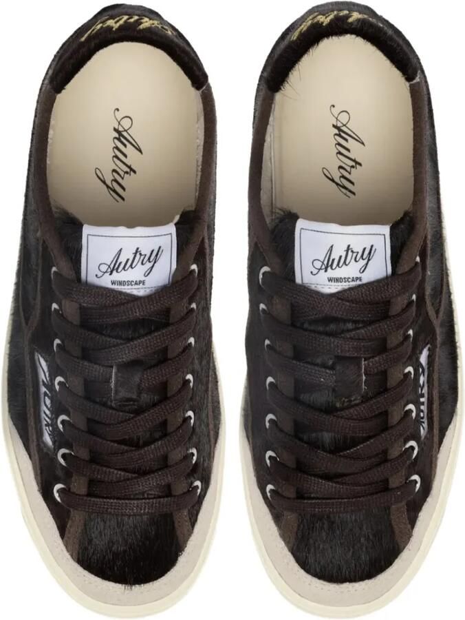 Autry Windscape sneakers met kalfshaar Zwart - Foto 2