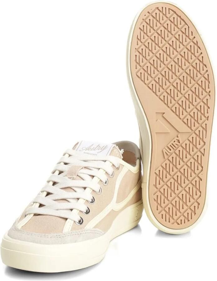 Autry Windscape suède sneakers met vlakken Beige - Foto 3