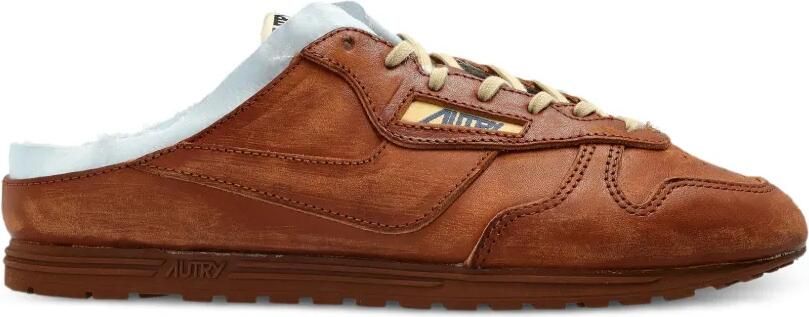 Autry Windspin leren sneakers Bruin