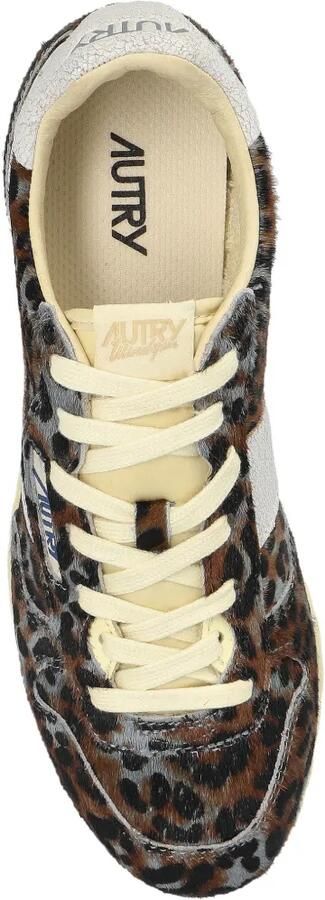 Autry Windspin leren sneakers met luipaardprint Bruin - Foto 3