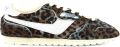Autry Windspin leren sneakers met luipaardprint Grijs - Grijs