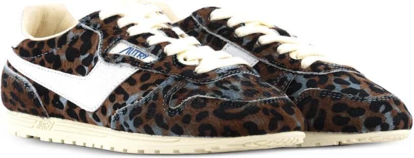 Autry Windspin leren sneakers met luipaardprint Grijs - Foto 5