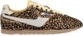 Autry Windspin Low sneakers met luipaard-print Bruin - Bruin