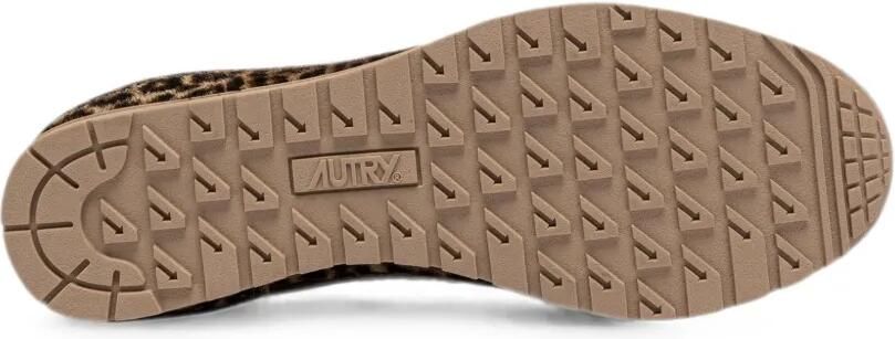 Autry Windspin Low sneakers met luipaard-print Bruin - Foto 5