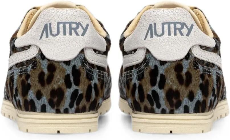 Autry Windspin Low sneakers met luipaardprint en ponyhaar Grijs - Foto 3