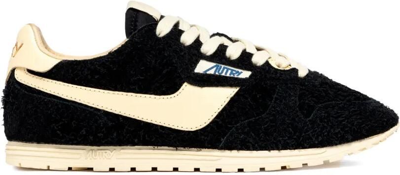 Autry Windspin low-top suède sneakers Zwart