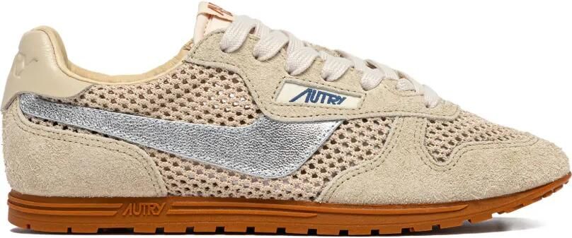 Autry Windspin metallic sneakers Beige