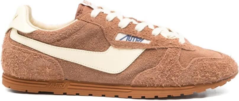 Autry Windspin sneakers met logo Bruin
