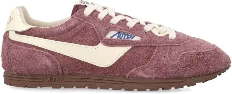 Autry Windspin sneakers met logopatch Rood