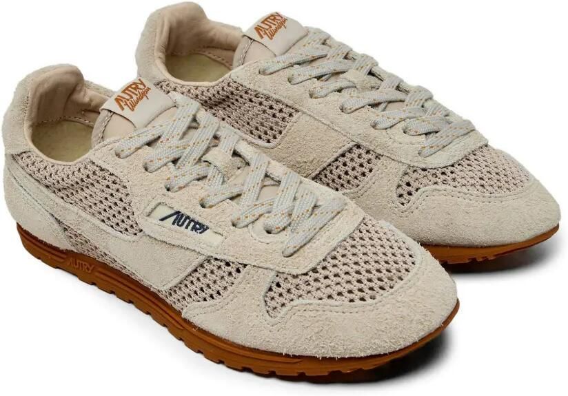 Autry Windspin sneakers met mesh vlakken Beige - Foto 3
