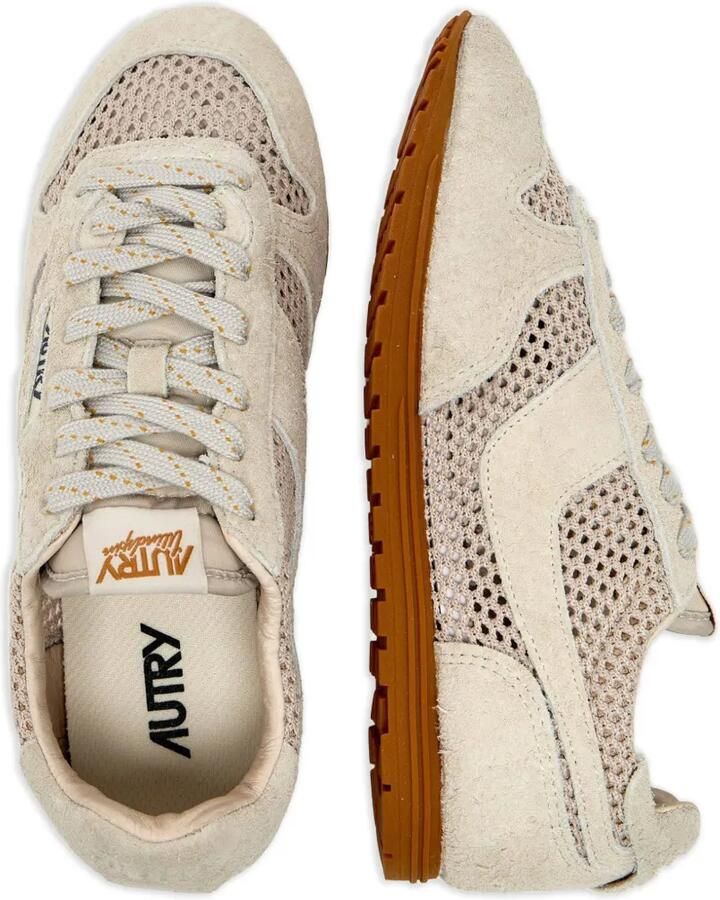 Autry Windspin sneakers met mesh vlakken Beige - Foto 2