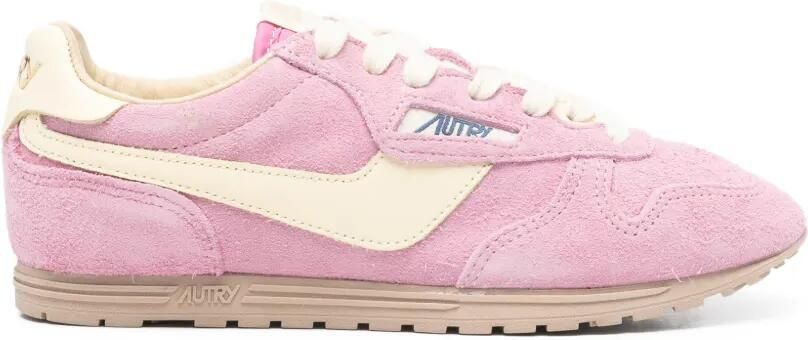 Autry Windspin sneakers met suède vlakken Roze - Foto 5