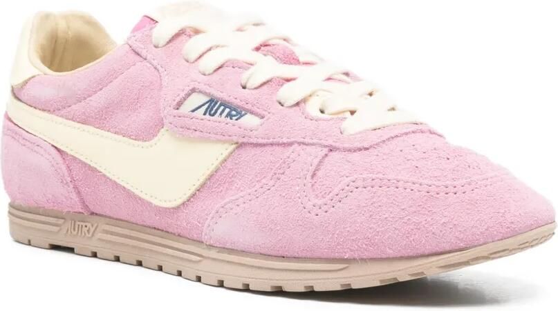Autry Windspin sneakers met suède vlakken Roze - Foto 3