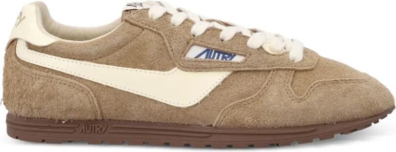 Autry Windspin sneakers met vlakken Bruin