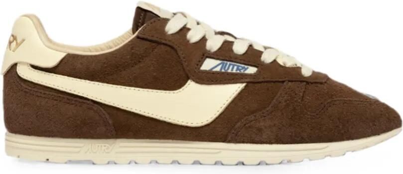 Autry Windspin suède-leren sneakers Bruin