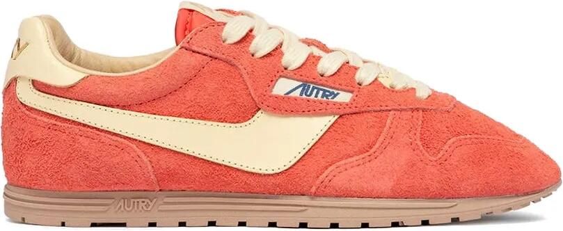 Autry Windspin suède leren sneakers Oranje
